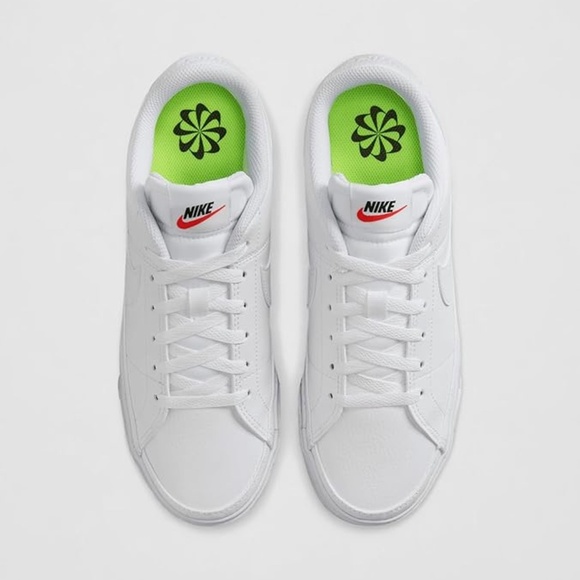 Nike Women's White Casual Court Shoes - Picture 2 of 5